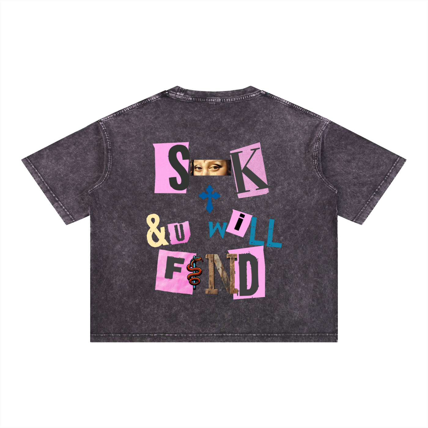 Ransom - Mineral Wash Boxy Cotton T-Shirt