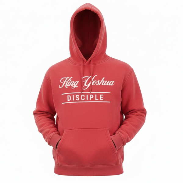 Disciple-Red Snow Wash Fleece Oversize Hoodie