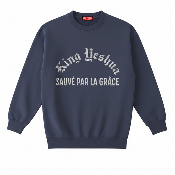 French-Vintage Washed Heavyweight Crewneck Sweatshirt