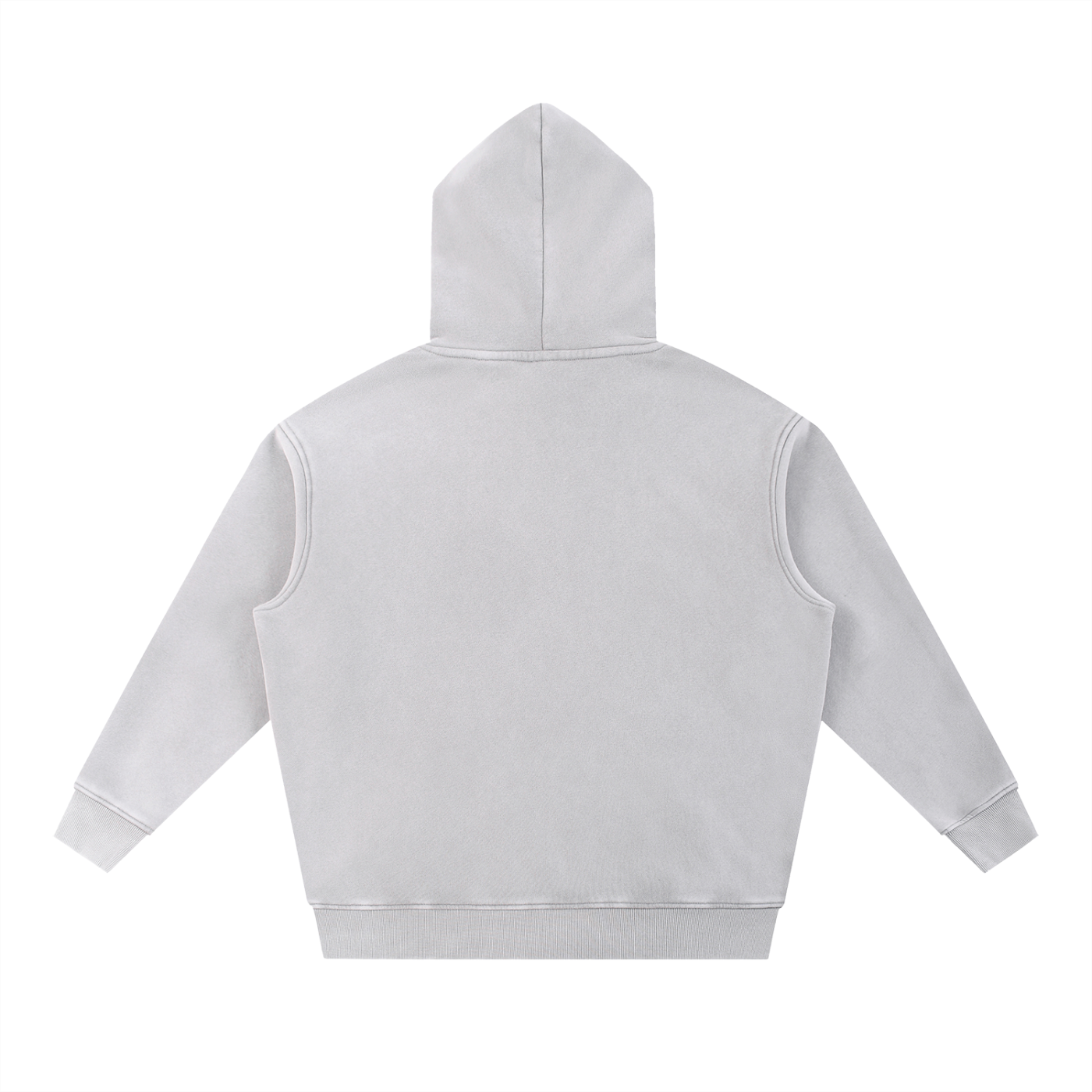 Disciple-Gray Snow Wash Fleece Oversize Hoodie